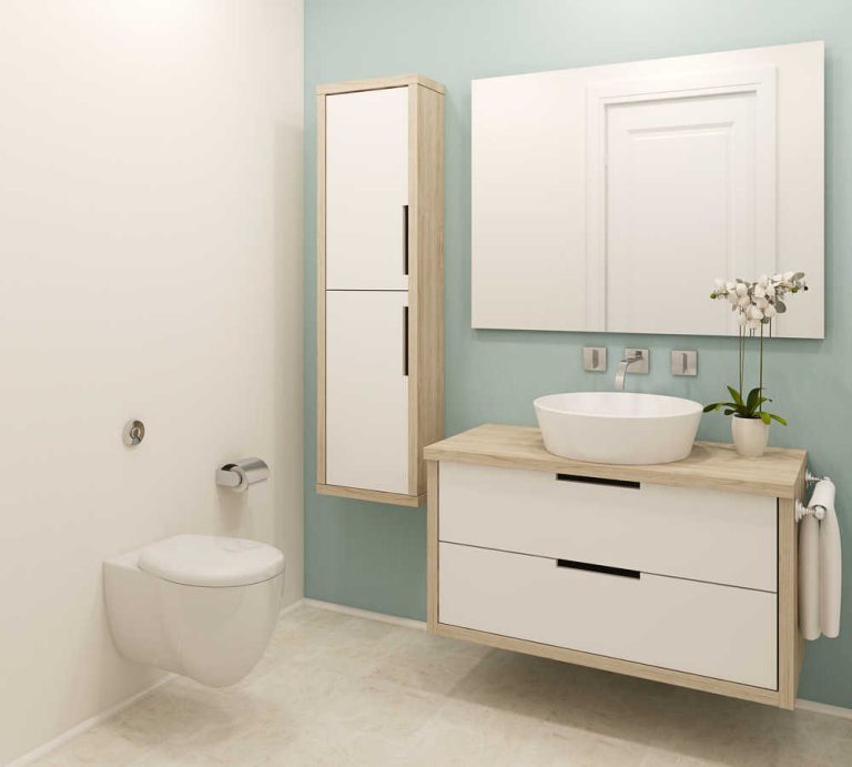 Cómo pintar un baño completo